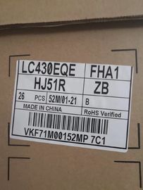 주문 LC430EQE FHA1 Led Tv 디스플레이 패널, 3840 * 2160 화소 LED 디스플레이 텔레비전 화면 online manufacture