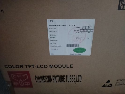 주문 5.7인치 산업용 LCD 디스플레이 40 핀 139PPI CLAA057VC01CW NTSC CPT online manufacture