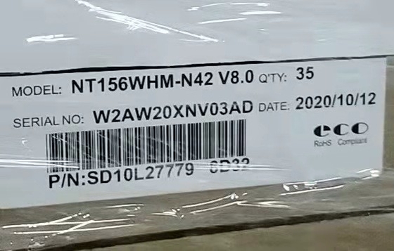 주문 220cd/m2 산업용 LCD 모니터 15.6 인치 IPS WLED 100PPI NT156WHM-N42 online manufacture