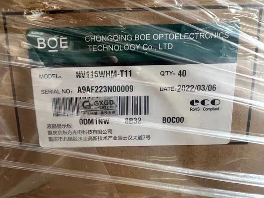 좋은 가격 데스크탑 모니터용 BOE 11.6 인치 LCD 디스플레이 패널 1366×768 픽셀 220CD/M2 TFT-LCD 모듈 온라인으로