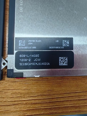 LP097X02-SLQ1 9.7인치 LCD 화면 1024x768 픽셀 132PPI 30PIN 터치 패널