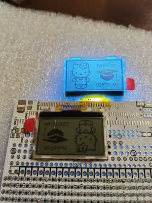 1.1인치 12864 COG LCD 패널 AIP31567A 드라이버 N/A 밝기 흑백