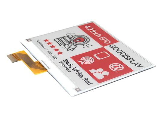 좋은 가격 4.2인치 3색 E 잉크 디스플레이와 10초 빠른 갱신 및 전자 셸 라벨을 위한 부분 업데이트 온라인으로