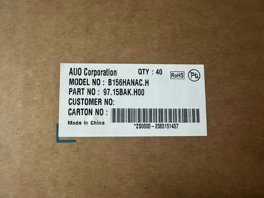 좋은 가격 AUO 15.6 인치 PC LCD 모듈 B156HANAC.H 1920x1080 픽셀과 30PIN 커넥터 온라인으로