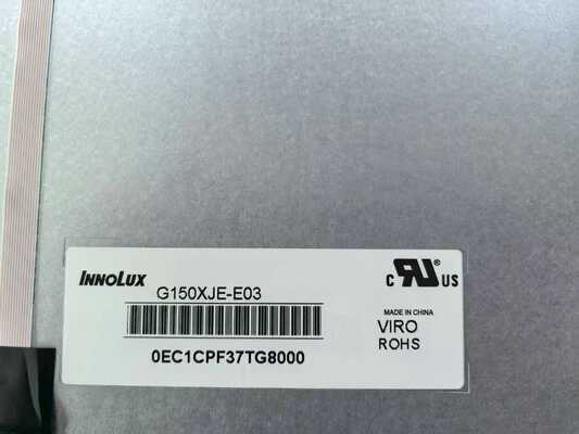 좋은 가격 Innolux 15인치 산업용 LCD 디스플레이 패널 G150XJE-E03 (1024*768 픽셀, 450 cd/m² 밝기, 70,000시간 작동 수명) 온라인으로
