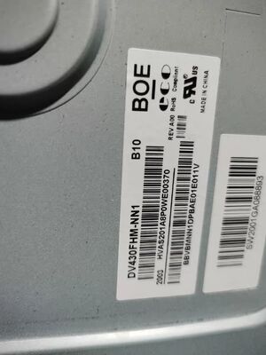 품질 BOE 43인치 스트레치 LCD 디스플레이 DV430FHM-NN1 (400cd/m2 밝기, 1920*1080 픽셀 해상도, 51핀 커넥터 포함) 공장