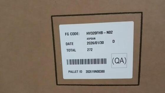 BOE 32인치 TV LCD 디스플레이 화면 HV320FHB-N02 1920*1080 픽셀 해상도 16.7M 컬러 및 51PIN 커넥터