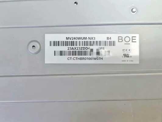 BOE 24인치 데스크톱 LCD 모듈 1920×1200 해상도 350 cd/m2 밝기 및 30pin 커넥터