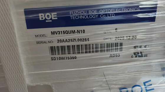 BOE 31.5inch LCD Panel and LCD Screen with 3840*2160 Pixels, 350 CCD M2 Brightness and 30K Hours Working Life