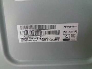 AUO P430HVN01 1 RGB 대형 디스플레이 모니터, 400CD 52P LVDS 거대 LCD 화면