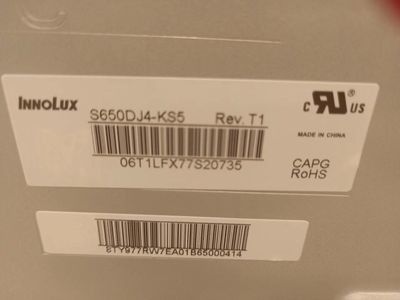 좋은 가격 인놀룩스 65 인치 LED LCD TV 패널 3140 * 2160 픽셀 51P RGB 수직 스트립 온라인으로