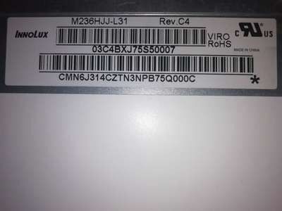 좋은 가격 인놀룩스 15.61인치 LCD 모니터 1920*1080픽셀 해상도 250 cd/m2 밝기 및 30Pin LVDS 인터페이스 온라인으로