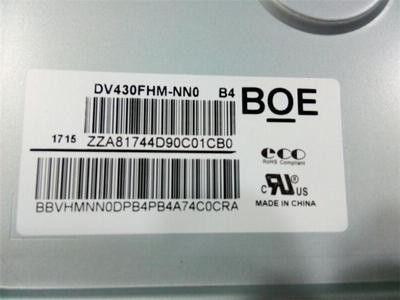 좋은 가격 BOE 43 인치 대형 LCD 디스플레이 화면 400CCD / M2 밝기 온라인으로