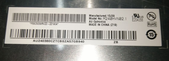 좋은 가격 1920*1080 픽셀 및 30핀 커넥터가 있는 250cd/m2 밝기 산업용 LCD 디스플레이 모니터 온라인으로