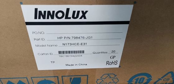 좋은 가격 17.3 인치 TV 와이드스크린 LCD 컴퓨터 모니터 Innolux 300cd/m2 30 핀 N173HCE-E31 온라인으로