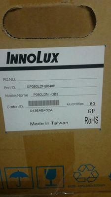 좋은 가격 Innolux 8인치 산업용 LCD 디스플레이 (1200*1920 해상도, 300cd/m2 밝기 TFT-LCD 패널) 온라인으로
