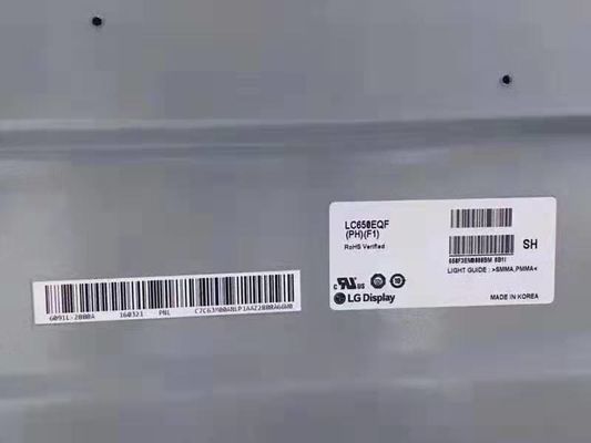 좋은 가격 LG 65인치 UHD 3840x2160 픽셀 LCD 디스플레이, 450 cd/m² 밝기, 컴퓨터 모니터 및 TV LCD 화면용 온라인으로