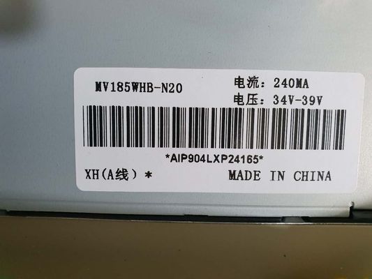 좋은 가격 MV185WHB-N20 84PPI 30 핀 BOE 18.5 인치 LCD 디스플레이 패널 온라인으로